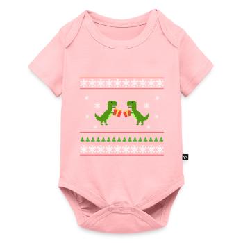 Ugly Christmas - Baby Premium short-sleeve bodysuit - rose - Front