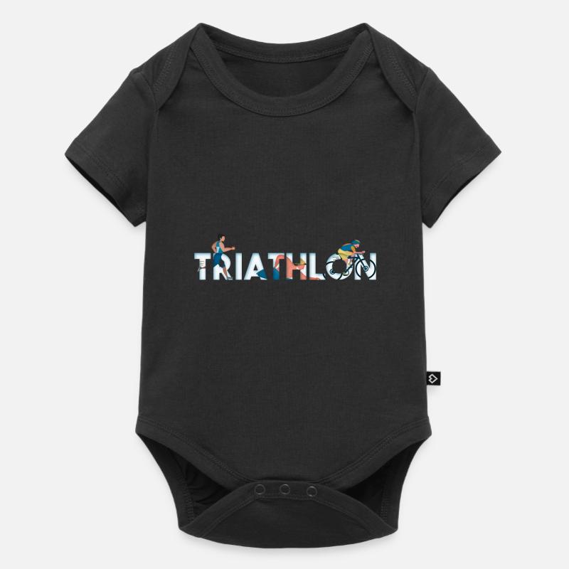 triathlon - Body à manches courtes Premium Bébé - noir