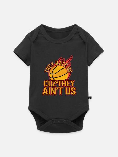 Basketballmannschaft - Baby Premium Kurzarmbody - Schwarz