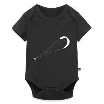 Kite surfing - Baby Premium short-sleeve bodysuit - black - Front