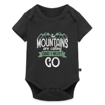 Camper Camping - Baby Premium short-sleeve bodysuit - black - Front