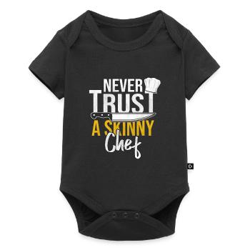 Chefkoch - Baby Premium Kurzarmbody - Schwarz - Vorne