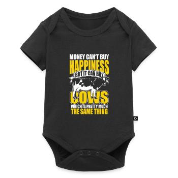 Cows Cow Farmer Farm Farmer Farmer Farm - Baby Premium short-sleeve bodysuit - black - Front