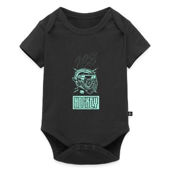 ice Hockey - Baby Premium short-sleeve bodysuit - black - Front
