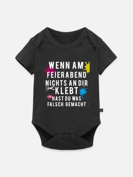 Erzieher Erzieherin Kita Kindergarten Kinderpflege - Baby Premium Kurzarmbody - Schwarz