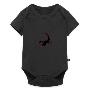 Skorpion - Baby Premium Kurzarmbody - Schwarz - Vorne
