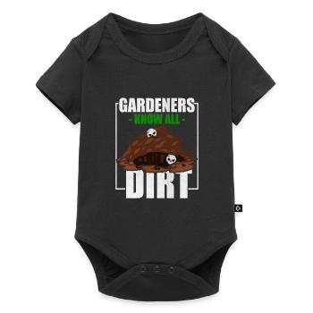 Jardinier jardinier - Body à manches courtes Premium Bébé - noir - Devant