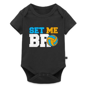 Set de volleyball Équipe de volleyball Volleyballer - Body à manches courtes Premium Bébé - noir - Devant