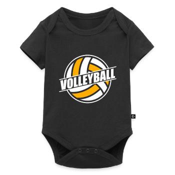 Volleyball volleyball team volleyball set - Baby Premium short-sleeve bodysuit - black - Front