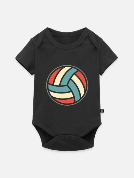 Volleyball team - Baby Premium Kurzarmbody - Schwarz