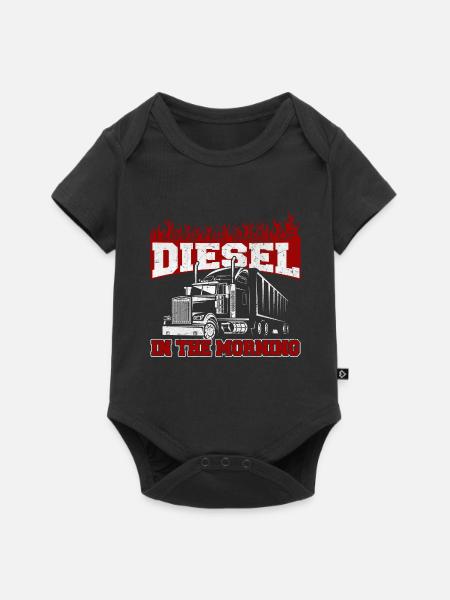 Trucker Truck Truck Driver Vrachtwagenchauffeur - Baby Premium kortärmad bodysuit - svart