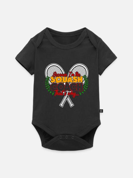 Squash - Baby Premium Kurzarmbody - Schwarz
