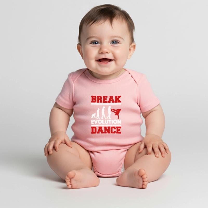 Breakdancing Evolution Breakdance BBoy Tänzer Baby Premium Kurzarmbody
