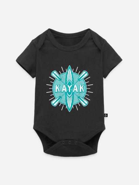 Kayak - Baby Premium Kurzarmbody - Schwarz