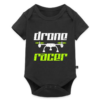 Drone Race Drone Pilote de Drone Quadrocopter - Body à manches courtes Premium Bébé - noir - Devant