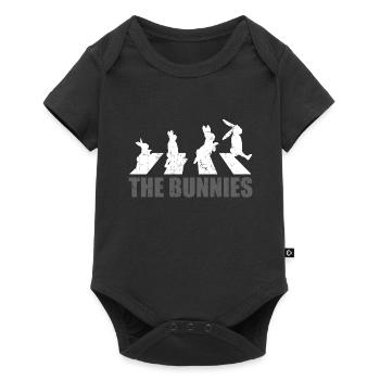 rabbit - Baby Premium short-sleeve bodysuit - black - Front