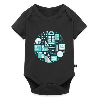 Math Mathematics Teacher Science - Baby Premium short-sleeve bodysuit - black - Front