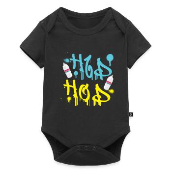 Hip Hop Grafity - Party Dance Birthday Gift - Baby Premium short-sleeve bodysuit - black - Front