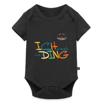 Downsyndrome Originals - ich mach mein ding - Baby Premium Kurzarmbody - Schwarz - Vorne