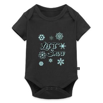Snow shirt for women and kids - Let it snow - Baby Premium short-sleeve bodysuit - black - Front