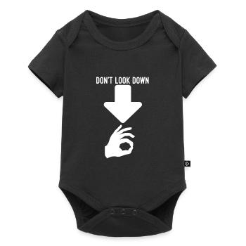 Fingers looked in funny sayings - Baby Premium short-sleeve bodysuit - black - Front
