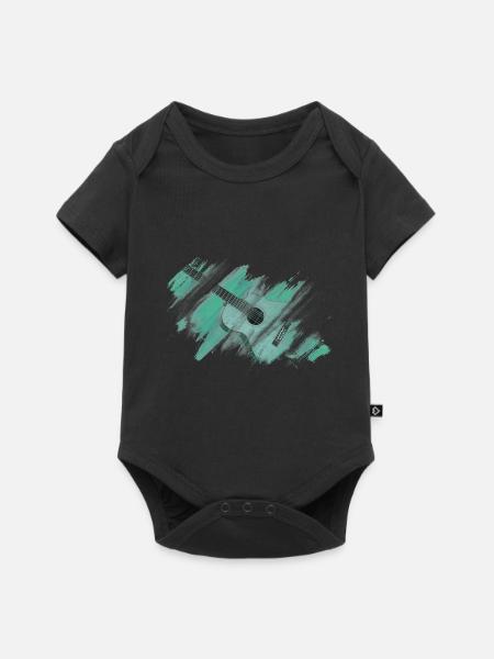 akustik gitarre - Baby Premium Kurzarmbody - Schwarz