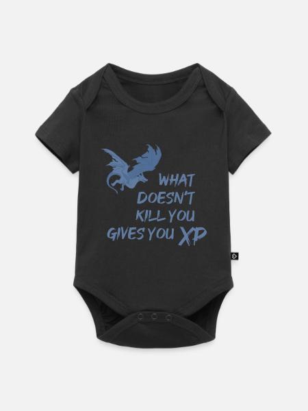 Drache Gaming rollenspiel roleplay dungeon - Baby Premium Kurzarmbody - Schwarz