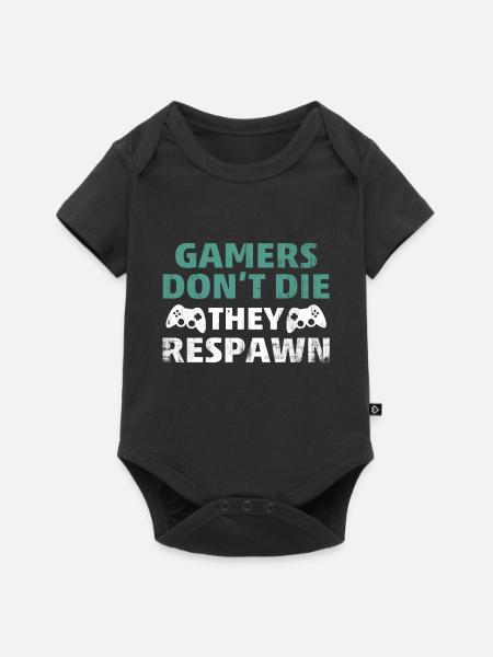 Spielerin - Baby Premium Kurzarmbody - Schwarz