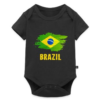 Brazil - Baby Premium short-sleeve bodysuit - black - Front