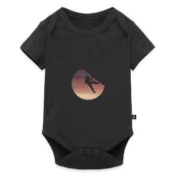 Climb - Baby Premium short-sleeve bodysuit - black - Front