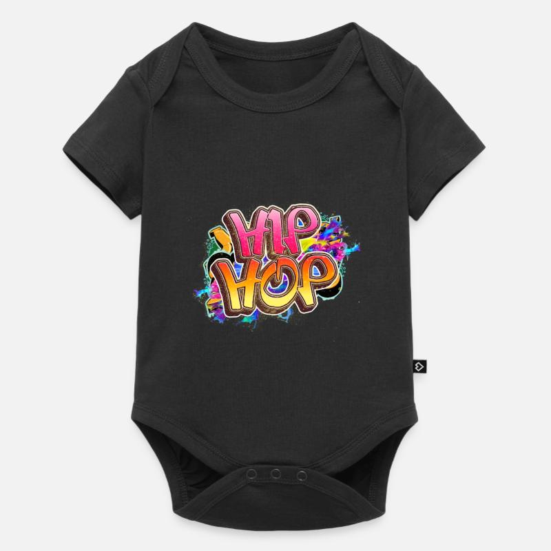 Idée de cadeau cadeau hip-hop graffiti - Body à manches courtes Premium Bébé - noir