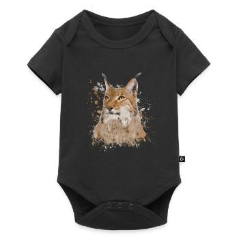 lynx - Body à manches courtes Premium Bébé - noir - Devant
