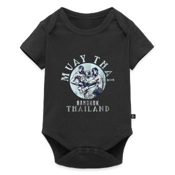 Muay Thai - Body à manches courtes Premium Bébé - noir - Devant