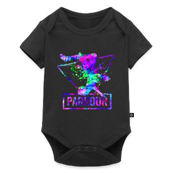Parkour - Body à manches courtes Premium Bébé - noir - Devant