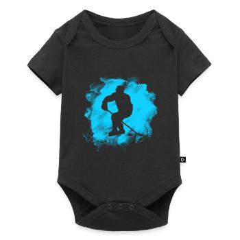 ice Hockey - Baby Premium short-sleeve bodysuit - black - Front
