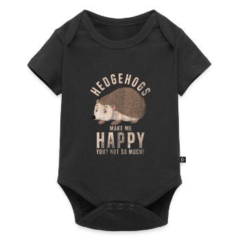Hérisson - Body à manches courtes Premium Bébé - noir - Devant