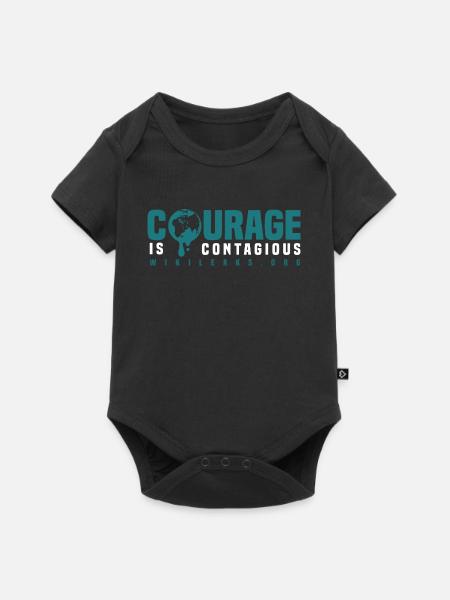 Mut ist ansteckend - WikiLeaks - Baby Premium Kurzarmbody - Schwarz