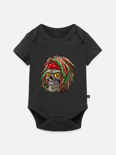 Reggae - Baby Premium Kurzarmbody - Schwarz
