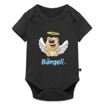 chliises Bängeli - Baby Premium Kurzarmbody - Schwarz - Vorne