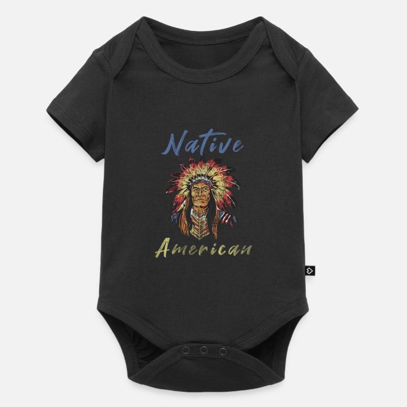 native Americans - Baby Premium short-sleeve bodysuit - black