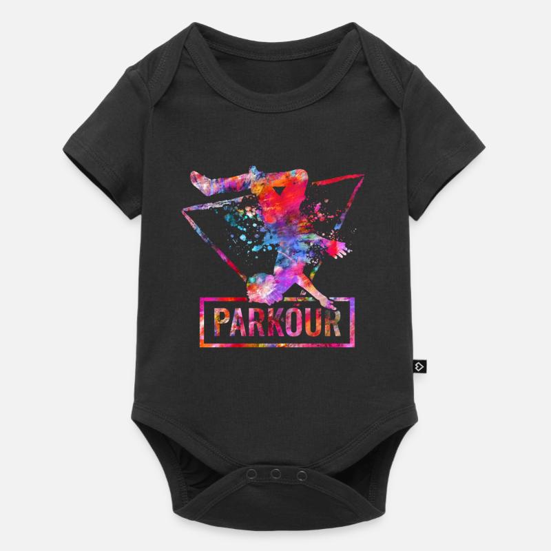 Parkour - Body à manches courtes Premium Bébé - noir