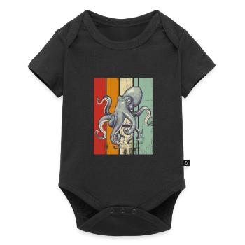 Marine animal - Baby Premium short-sleeve bodysuit - black - Front
