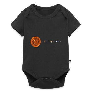 Solar Planet Galaxy - Baby Premium short-sleeve bodysuit - black - Front