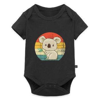 Koala drawing - Baby Premium short-sleeve bodysuit - black - Front