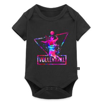 volleyball - Baby Premium short-sleeve bodysuit - black - Front