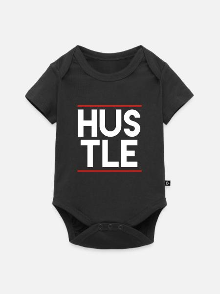 Hustle - Baby Premium Kurzarmbody - Schwarz