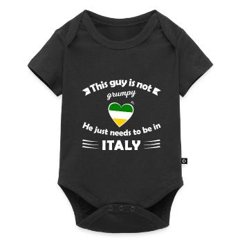 Italian Dreams - Baby Premium short-sleeve bodysuit - black - Front