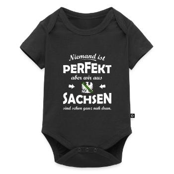 The perfect Saxons - Baby Premium short-sleeve bodysuit - black - Front