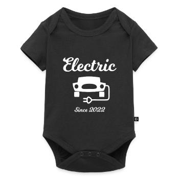 Électrique depuis 2022 - Body à manches courtes Premium Bébé - noir - Devant