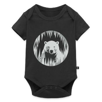 Polar bear - Baby Premium short-sleeve bodysuit - black - Front